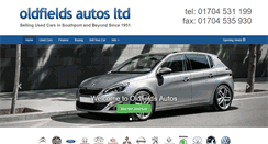 Desktop Screenshot of oldfieldsautos.com