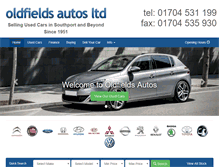 Tablet Screenshot of oldfieldsautos.com